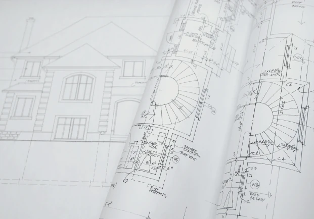 Blueprints of a house